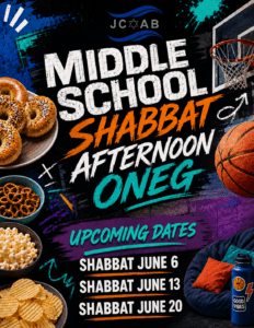 Middle school oneg shabbat