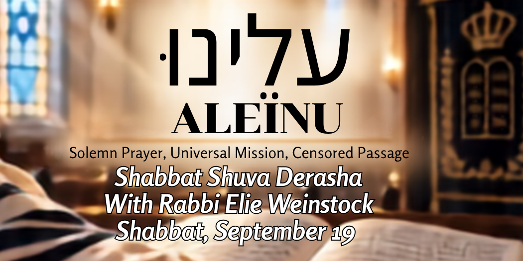 Shabbat shuva derasha
